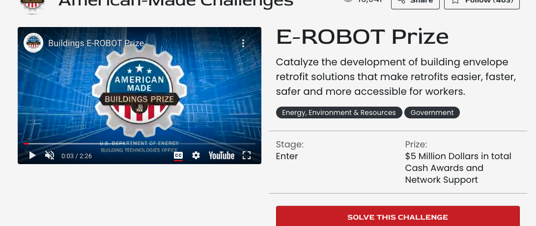 Congratulations To The E Robot Prize Finalists Silicon Valley Robotics